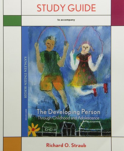 9781429243759: Developing Person Through Childhood and Adolescence Studyguide