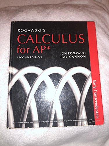 Imagen de archivo de Rogawski's Calculus Early Transcendentals for Ap(r) a la venta por ThriftBooks-Dallas