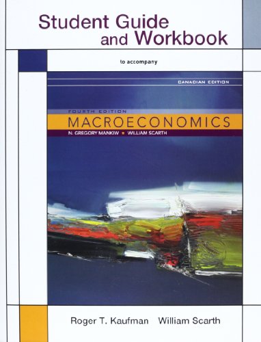 Beispielbild fr Study Guide for Macroeconomics (Canadian Edition) zum Verkauf von Better World Books