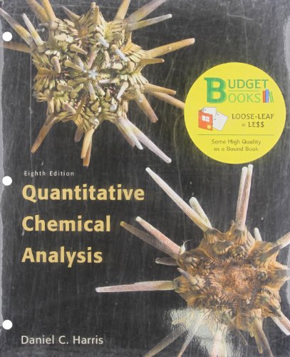 Beispielbild fr Quantitative Chemical Analysis (Budget Books) zum Verkauf von HPB-Red