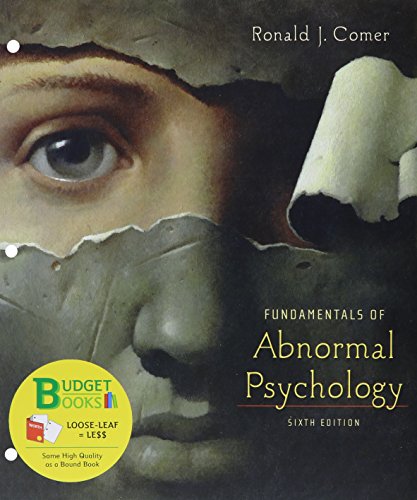 Beispielbild fr Fundamentals of Abnormal Psychology (Loose Leaf) zum Verkauf von SecondSale