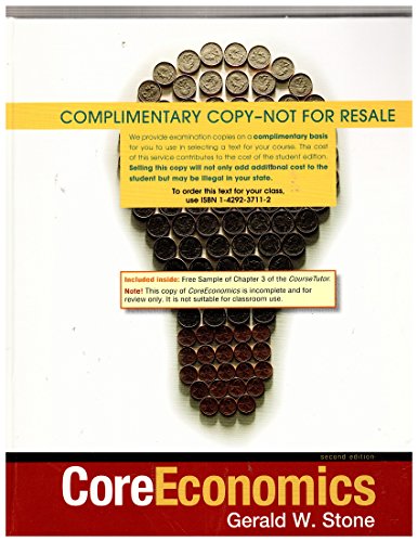 Beispielbild fr Core Economics zum Verkauf von The Maryland Book Bank