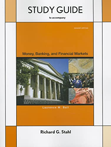 Imagen de archivo de Study Guide for Money, Banking and Financial Markets, Second Edition a la venta por Zoom Books Company