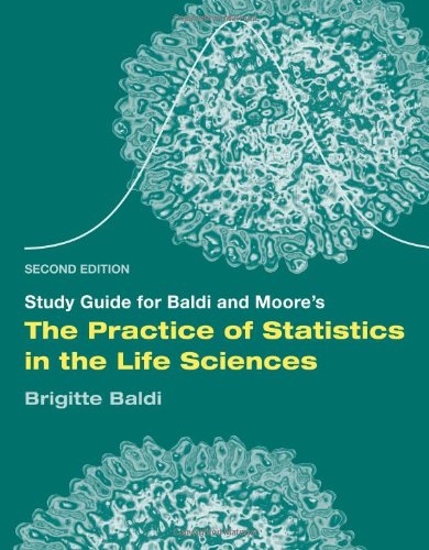Imagen de archivo de Study Guide for the Practice of Statistics in the Life Sciences a la venta por HPB-Red