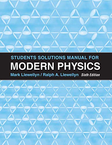 Imagen de archivo de Student Solutions Manual for Modern Physics a la venta por HPB-Red
