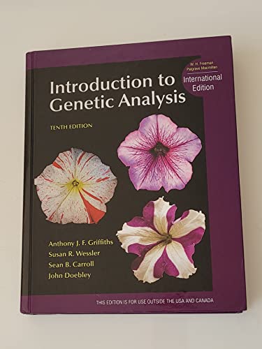 Imagen de archivo de Introduction to Genetic Analysis, Intrenational Edition a la venta por HPB-Red
