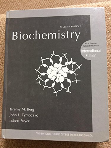 Beispielbild fr Biochemistry. Jeremy M. Berg, John L. Tymoczko, Lubert Stryer zum Verkauf von SecondSale