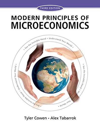 Imagen de archivo de Modern Principles: Microeconomics a la venta por Better World Books