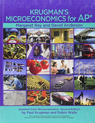 Krugman's Microeconomics for Ap (9781429286060) by Anderson, David A.; Ray, Margaret