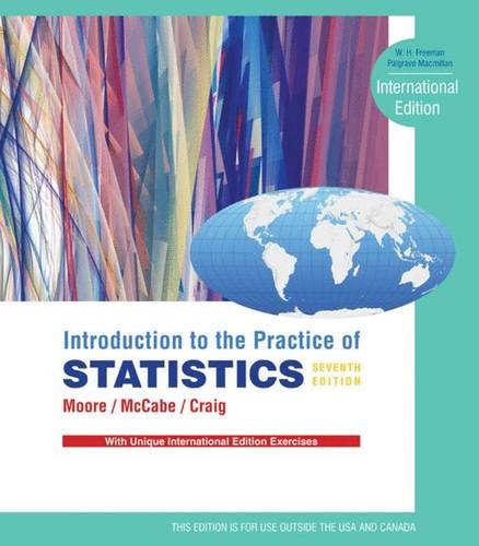 Imagen de archivo de Introduction to the Practice of Statistics & CD-ROM (Pi) [With CDROM] a la venta por ThriftBooks-Dallas