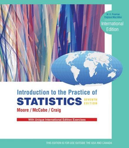 9781429286640: Introduction to the Practice of Statistics + Cd-rom