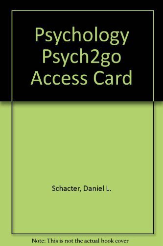 Psychology Psych2go Access Card (9781429288354) by Schacter, Daniel L.