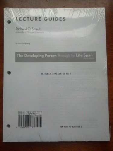 9781429290173: Lecture Guides to Accompany the Developing Person Through the Life Span