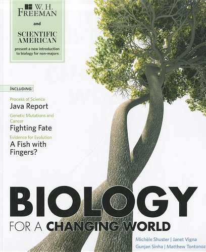 Imagen de archivo de Biology for a Changing World a la venta por The Book Spot