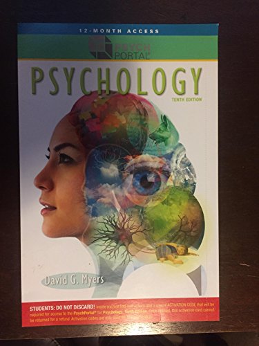Stock image for Psychology 10Ed (Ie) (Pb 2012) for sale by Kanic Books