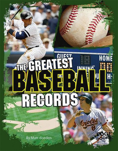 Imagen de archivo de The Greatest Baseball Records a la venta por Better World Books