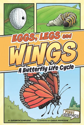 Stock image for Eggs, Legs, Wings; A Butterfly Life Cycle (First Graphics: Nature Cycles) for sale by Irish Booksellers