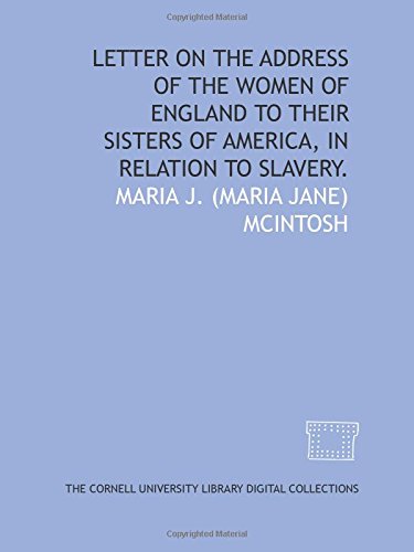 9781429715935: Letter on the Address of the women of England to their sisters of America, in relation to slavery.