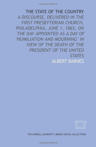 The State of the country (9781429731225) by Barnes, Albert