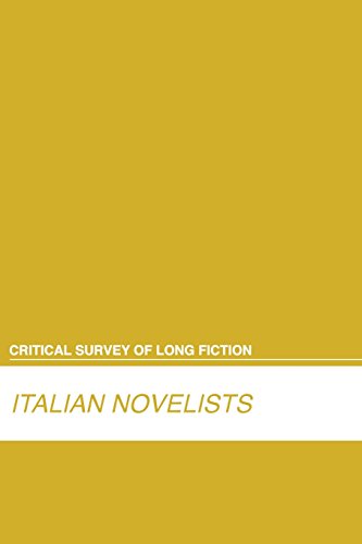 Imagen de archivo de Italian Novelists a la venta por Revaluation Books