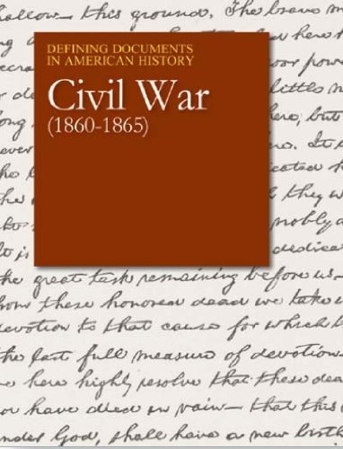 9781429837460: Civil War: 1860-1865: Print Purchase Includes Free Online Access (Defining Documents in American History)
