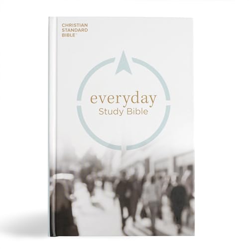 Beispielbild fr CSB Everyday Study Bible, Hardcover, Black Letter, Study Notes and Commentary, Illustrations, Articles, Charts, Easy-to-Carry, Easy-to-Read Bible Serif Type zum Verkauf von BooksRun