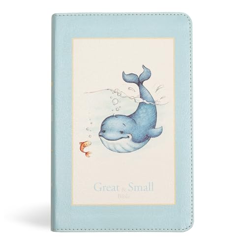 Imagen de archivo de KJV Great and Small Bible, Baby Blue LeatherTouch, Red Letter, Presentation Page, Full-Color Inserts, Illustrations, Keepsake, Family Records, Easy-to-Read Bible MCM Type [Imitation Leather] Holman B a la venta por Lakeside Books