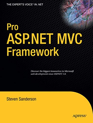 Beispielbild fr Pro ASP. NET MVC Framework zum Verkauf von Better World Books