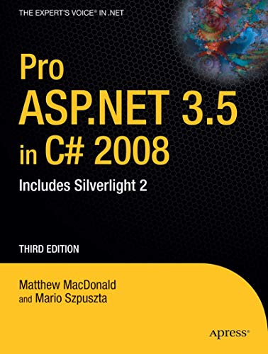 Pro ASP .NET 3.5 in C sharp 2008