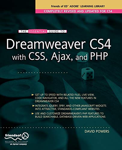 Beispielbild fr The Essential Guide to Dreamweaver CS4 with CSS, Ajax, and PHP (Essentials) zum Verkauf von WorldofBooks