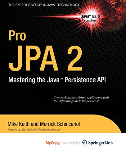 9781430217992: Pro JPA 2: Mastering the Java™ Persistence API