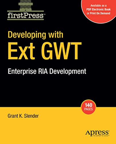 Stock image for Developing with Ext Gwt: Enterprise RIA Development for sale by Chiron Media