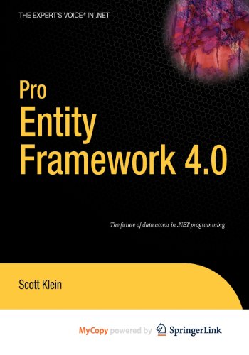 Pro Entity Framework 4.0 (9781430222064) by Klein, Scott