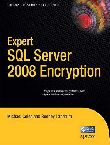 Imagen de archivo de Expert SQL Server 2008 Encryption a la venta por Books Puddle