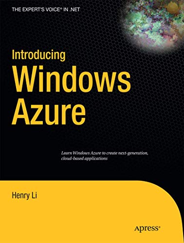 9781430224693: Introducing Windows Azure (Expert's Voice in .NET)