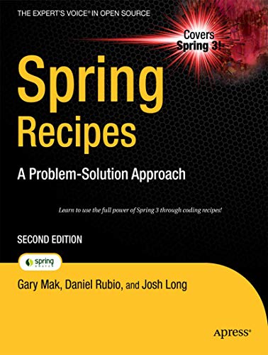 Imagen de archivo de Spring Recipes a la venta por Better World Books