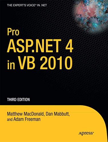 Stock image for Pro ASP.NET 4 in VB 2010 (Expert's Voice in .NET) for sale by HPB-Red