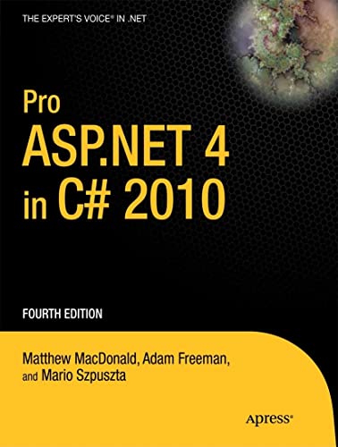 Beispielbild fr Pro ASP. NET 4 in C# 2010 zum Verkauf von Better World Books