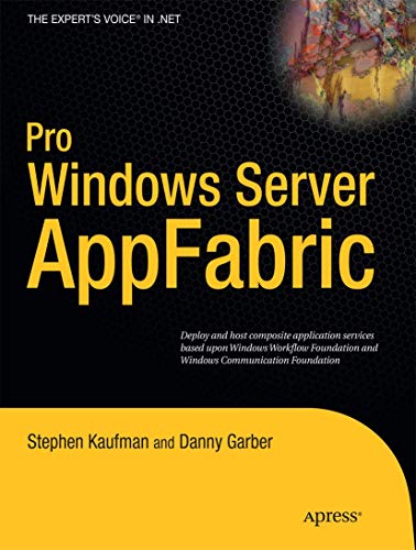 9781430228172: Pro Windows Server: AppFabric
