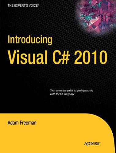 Stock image for Introducing Visual C# 2010 for sale by Better World Books