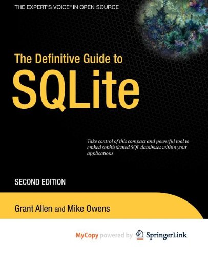 9781430232278: The Definitive Guide to SQLite