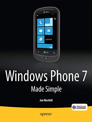 9781430233121: Windows Phone 7 Made Simple (Made Simple (Apress))