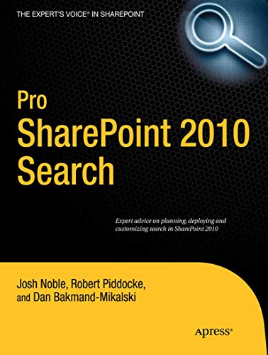 Stock image for Pro SharePoint 2010 Search for sale by Blackwell's