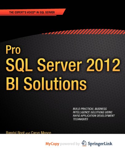 9781430234906: Pro SQL Server 2012 BI Solutions