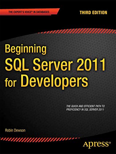 Stock image for Beginning SQL Server 2012 for Developers for sale by Better World Books