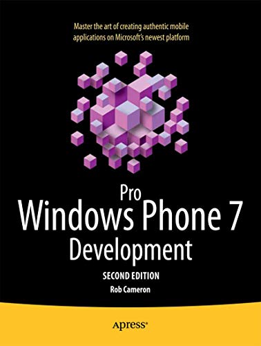 Pro Windows Phone App Development (9781430239369) by Cameron, Rob