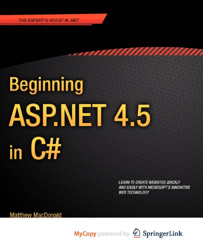 9781430242536: Beginning ASP.NET 4.5 in C#