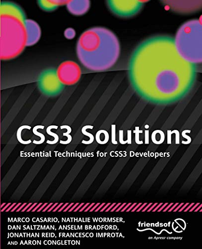 9781430243359: CSS3 Solutions: Essential Techniques for CSS3 Developers