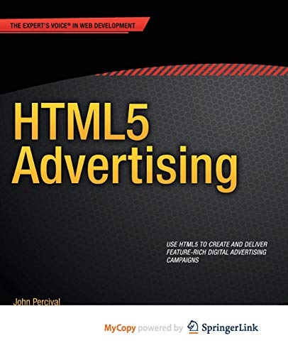 9781430246046: HTML5 Advertising by Percival, John (2013)