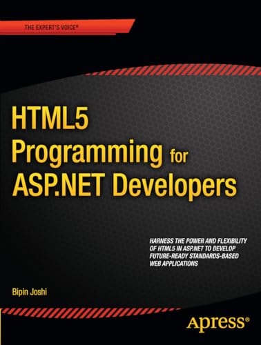 Beispielbild fr HTML5 Programming for ASP.NET Developers zum Verkauf von Blackwell's